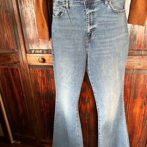 a.n.a Light Blue Flare Jeans